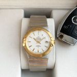 New Copy Omega Constellation Automatic Half Gold 39mm Men's Watch